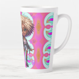 Taza De Café Latte Afropunk Creado Para Crear Latte Mug