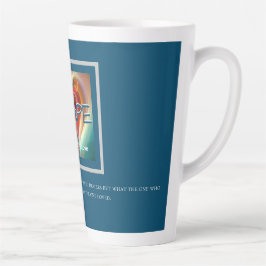Taza De Café Latte Agape Blue - Definición