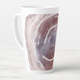 Taza De Café Latte Agato rosa