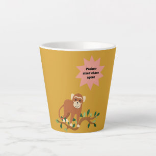 Taza De Café Latte Agente caótico de tamaño reducido