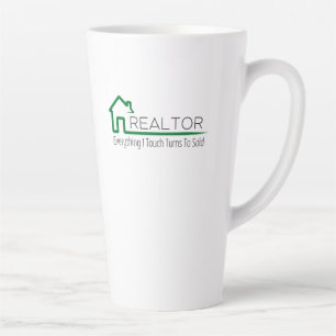 Taza De Café Latte Agente inmobiliario 