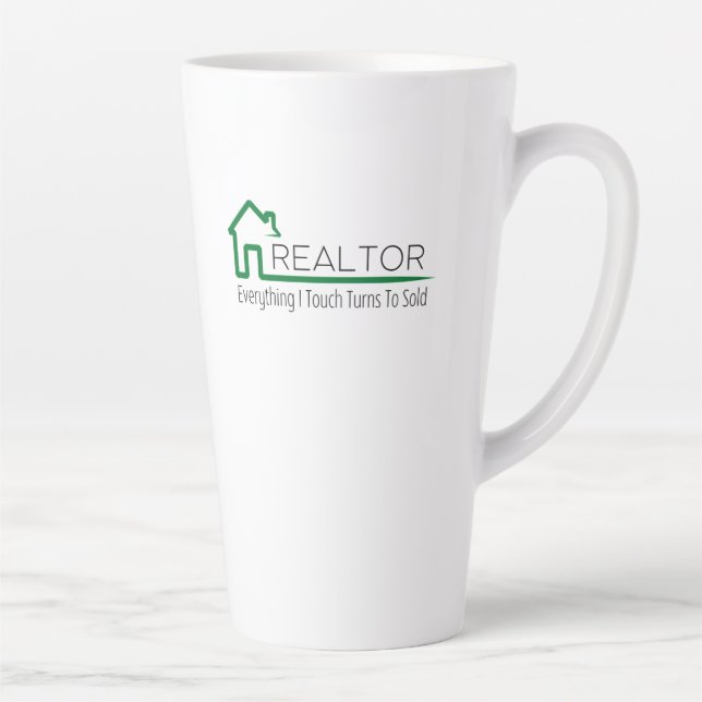 Taza De Café Latte Agente inmobiliario  (Derecha)