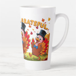 Taza De Café Latte Agradecidos agradecidos agradecimientos Feliz Acci