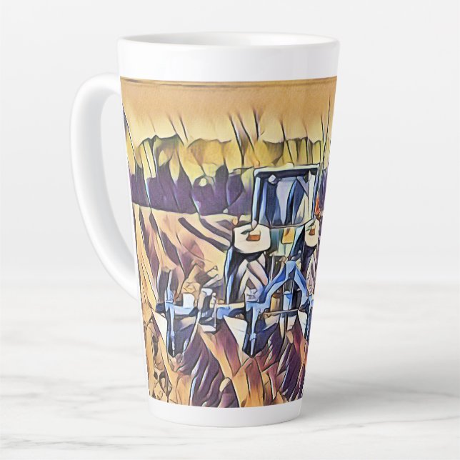 TAZA DE CAFÉ LATTE AGRICULTURA (Ángulo izquierdo)