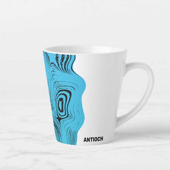 Taza De Café Latte Aguas onduladas Jesús Pescado (Derecha)