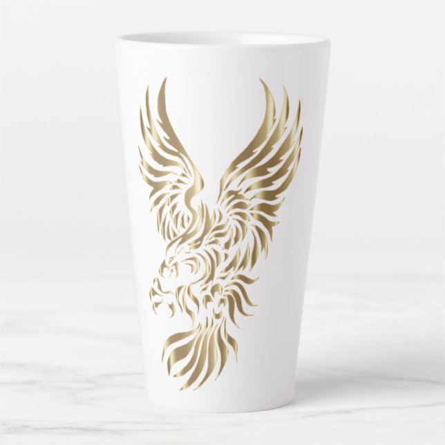 Taza De Café Latte Águila dorada (Anverso)