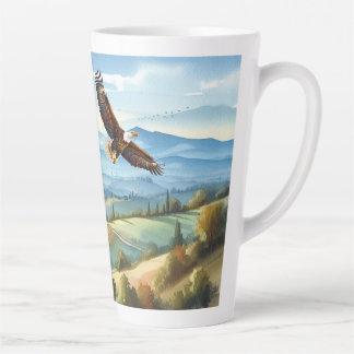 Taza De Café Latte Águila (revista correspondiente disponible)