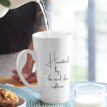 Alarmado Por El Café Halloween Blanco