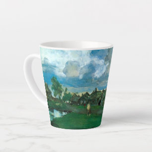 Taza De Café Latte Aldea rusa Valentin Serov