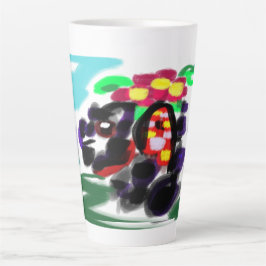 Taza De Café Latte Alegría husky 