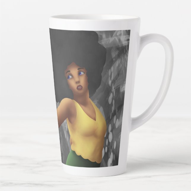 Taza De Café Latte aléjate conmigo (Derecha)