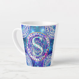 Taza De Café Latte Alfabeto S