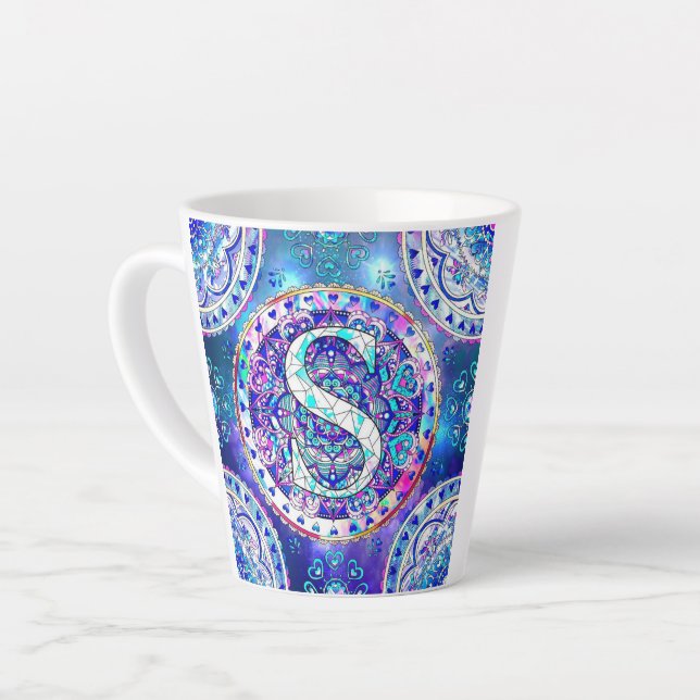 Taza De Café Latte Alfabeto S (Ángulo izquierdo)