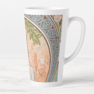 Taza De Café Latte Alfonso Mucha