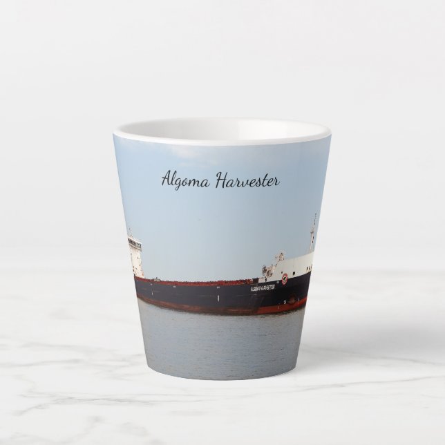 Taza De Café Latte Algoma Harvester latte mug (Anverso)