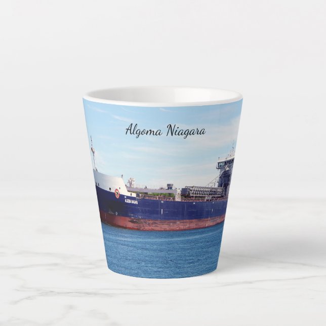 Taza De Café Latte Algoma Niagara latte mug (Anverso)