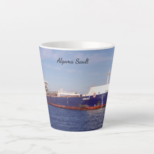 Taza De Café Latte Algoma Sault latte mug (Anverso)