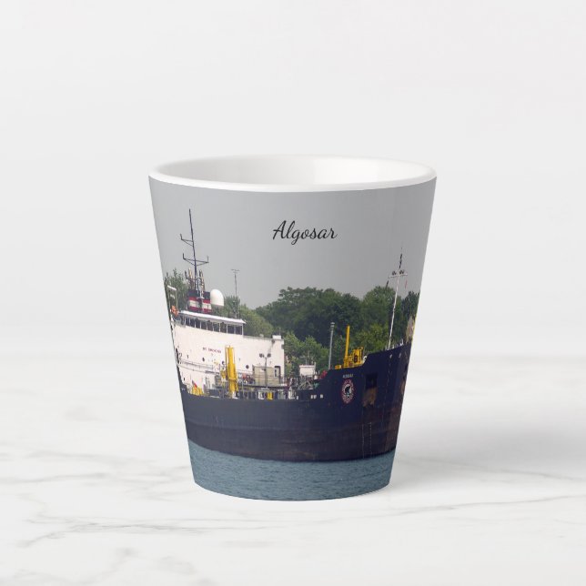 Taza De Café Latte Algosar latte mug (Anverso)