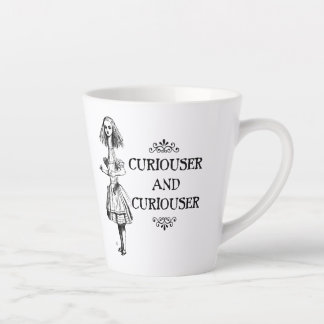 Taza De Café Latte Alicia - Curioso y Curioso