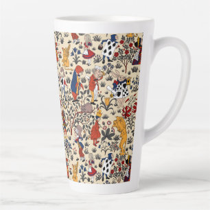 Taza De Café Latte Alicia en el país de las maravillas