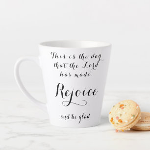 Taza De Café Latte Aliviar la alegría y ser feliz