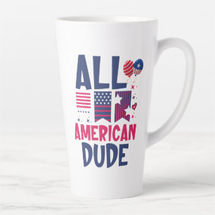Taza De Café Latte All American Dude-96993