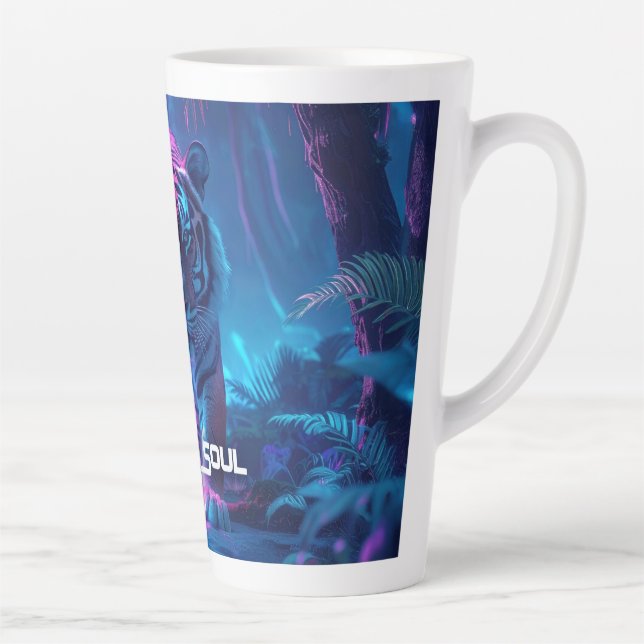Taza De Café Latte Alma de Tigre (Derecha)