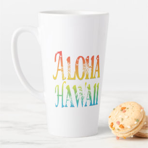 Taza De Café Latte Aloha Hawaii