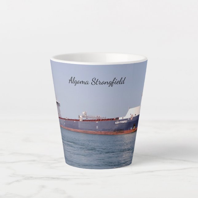 Taza De Café Latte Aloma Strongfield latte mug (Anverso)