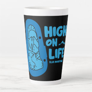 Taza De Café Latte Alpinismo de las montañas azules Australia