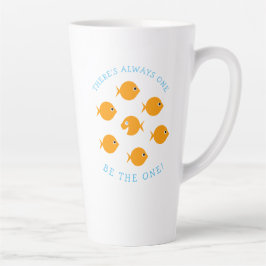 Taza De Café Latte Alto acierto Personalizado de peces de colores dic