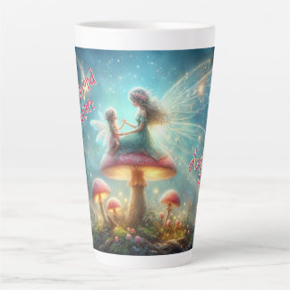 Taza De Café Latte Amado Más Allá De La Medida Personalizado Fairy La