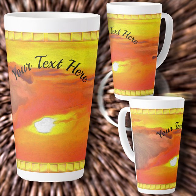 Taza De Café Latte Amanecer 2443 (Subido por el creador)