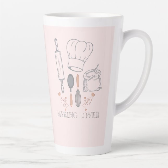 Taza De Café Latte amante de la panadería  (Derecha)