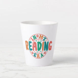 Taza De Café Latte Amante de Libros de Moda "En Mi Era de Lectura" Pe