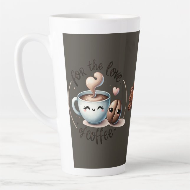 Taza De Café Latte Amante del café (Izquierda)
