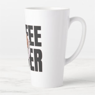 Taza De Café Latte Amante del Café – Adicto a la Cafeína Desayuno Caf