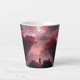 Taza De Café Latte Amantes conectados