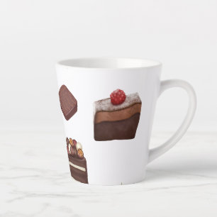 Taza De Café Latte Amantes del chocolate