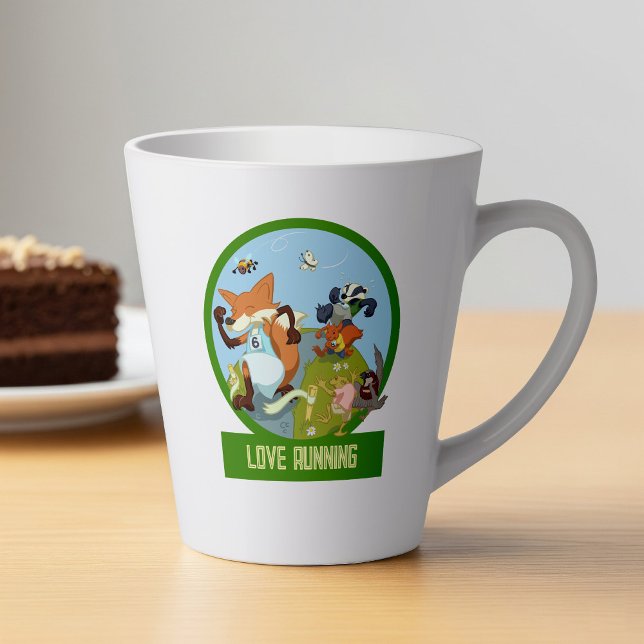Taza De Café Latte Amar a los cómicos Personalizados de raza animal e (Subido por el creador)