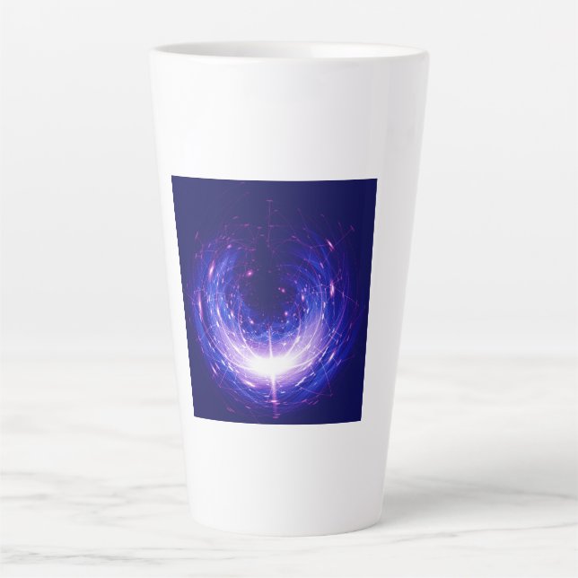 Taza De Café Latte Amberlight Cold Blue Polar Flare (Anverso)