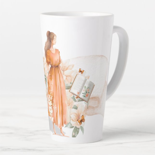 Taza De Café Latte Amelie Latte Mug (Ángulo derecho)
