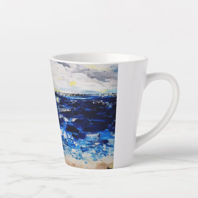 Taza De Café Latte Amer ouverte Beautiful see (Derecha)