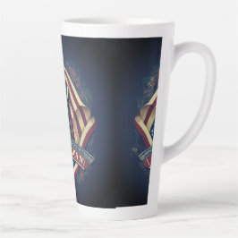 Taza De Café Latte Americano.