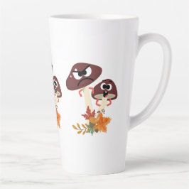 TAZA DE CAFÉ LATTE AMIGOS DE LOS HONGOS