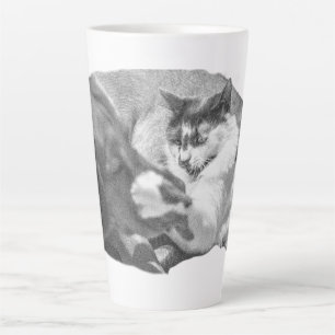 Taza De Café Latte Amistad desolada