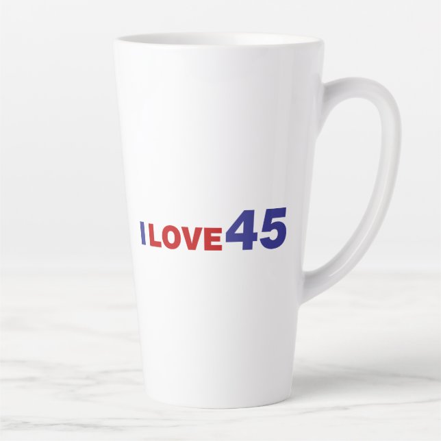 Taza De Café Latte Amo 45 (Derecha)