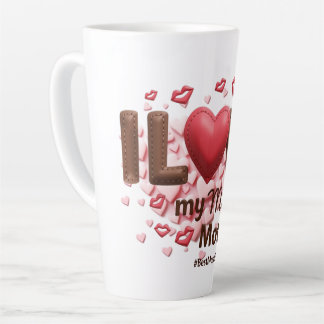 Taza De Café Latte Amo A Mi Madre