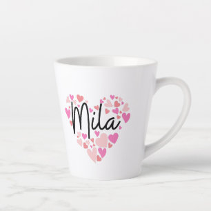 Taza De Café Latte Amo a Mila