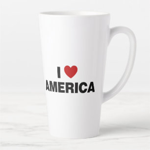 Taza De Café Latte Amo América